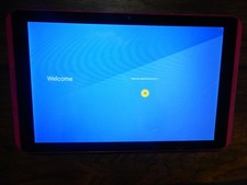 Visual Land Prestige Prime 10se Android Tablet 10.5x6.5 Pink Parts Only Bundle