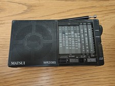 Matsui WR208S Portable 10 Band Radio Receiver GWO