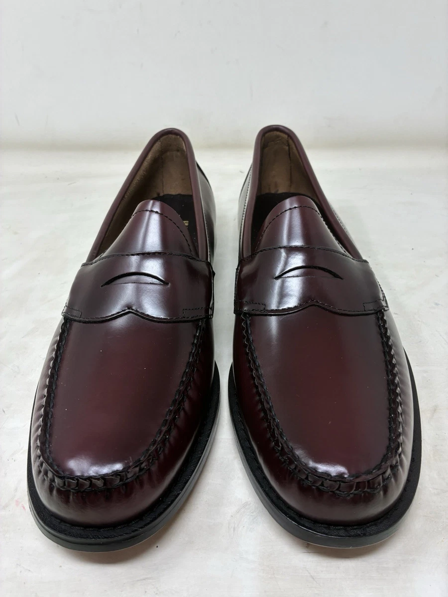 GH Bass Weejuns Logan Classic Men\'s 7.5D Leather Penny Loafer Burgundy Mega Menu - Men main image 3