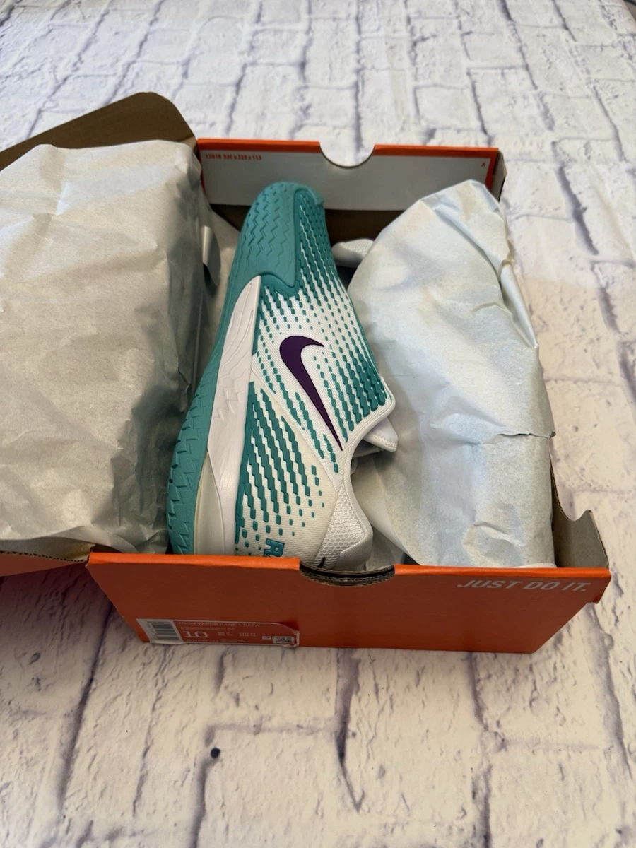 NikeCourt Zoom Vapor Cage 4 Rafa White Washed Teal for Sale