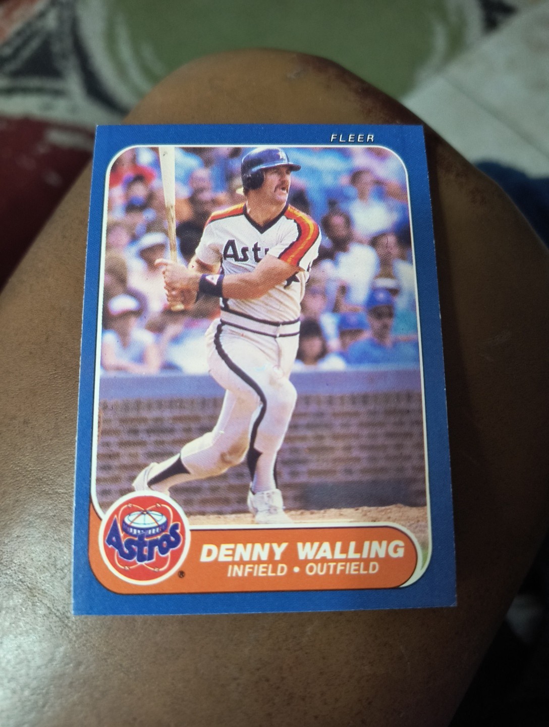 DENNY WALLING 1986 FLEER #314 FREE SHIPPING