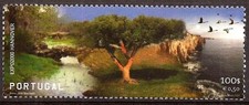 Portugal 2000 Hannover Expo, Coastal Scene With Birds in Flight, UNM / MNH