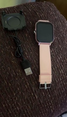 Smart Bracelet Watch Pink Band Many Functions See Description New-Open Box