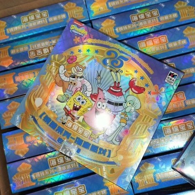 SpongeBob SquarePants 25th Anniversary Sealed Collection Cards Box Gifts New