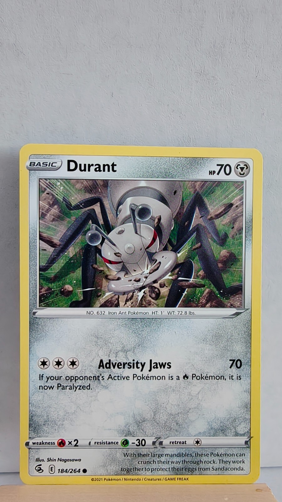 Durant [LP] - Pokemon TCG Fusion Strike 184/264 [Common]
