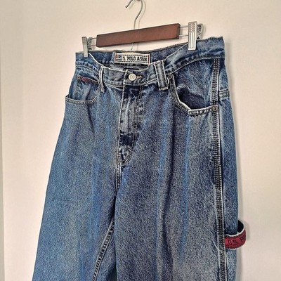 Us-polo-assn Men's Blue and Navy Jeans