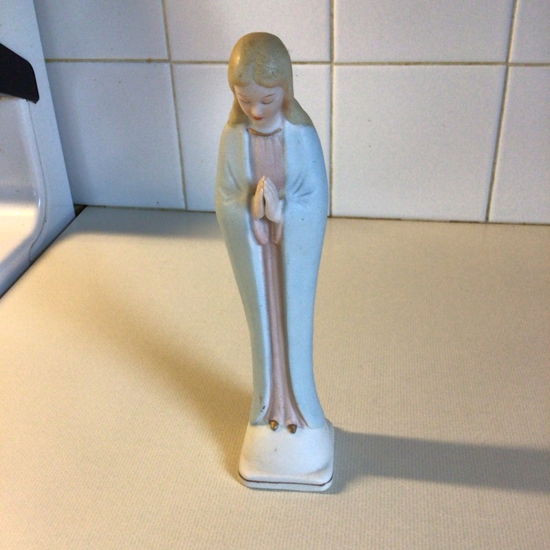 Vintage Parma by AAI Ceramic The Blessed Mother Figurine - 1950-1970 - 7” Tall