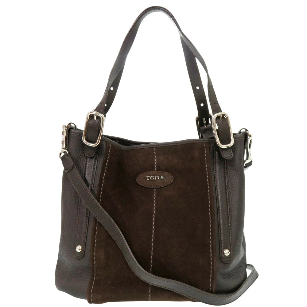 Tod's Suede Exterior Bags & Handbags for Women for sale | eBay
