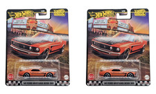 2025 Hot Wheels '69 Ford Mustang Boss 302 - Orange - BOULEVARD - Set of 2