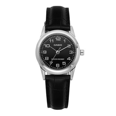 CASIO Analog LTP-V001L-1BUDF 31mm Black Leather Watch