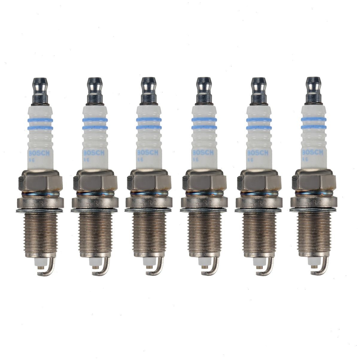 6 pc Bosch Nickel Copper Spark Plugs for 1993-1997 Mazda MX-6 2.5L V6 dn