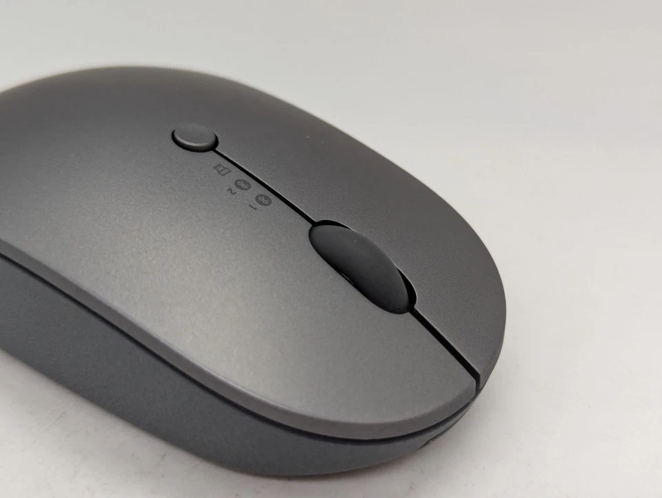 Lenovo Go wireless multi-device mouse Bluetooth USB-C charging 2400 storm grey - Image 4 of 4