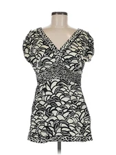 Mixit Women Black Short Sleeve Top M