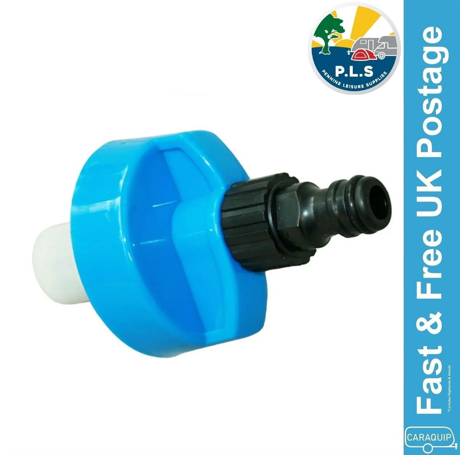 Portland Motorhome Water Filler Cap With Hose Connector 8715133035653 - Image 2