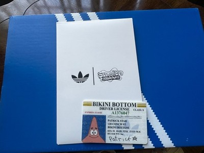 Size 6 SpongeBob SquarePants x adidas Superstar Patrick Star (Men Size 5)