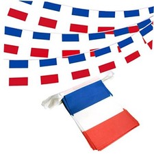 String Flag Pennant Flags, Patriotic Events 14th of July French France
