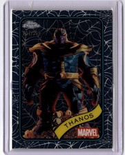 2025 Topps Chrome Marvel Thanos #158 BLACK SPIDER WEB REFRACTOR /399