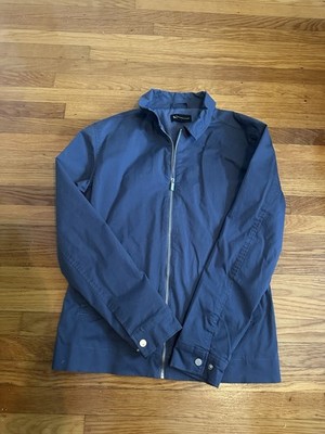 Men's Tailored Athlete Full Zip Jacket Blue Large