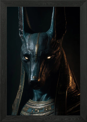 Anubis gerahmtes Wandbild Poster Leinwanddruck Bild