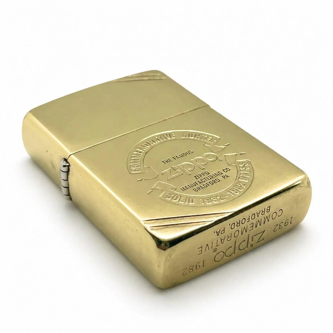 Zippo ヴィンテージ物　希少 ZIPPO 1932-1982 WINDY COMME MORATIVE 当時物 【希少 ビンテージ