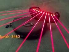STOCK LED Laser Glasses Lighting Bar Show DJ Club Party Dancer Eyeglass Prop