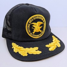 Vintage USA MADE NRA Patch scrambled Eggs Trucker Hat Snapback Dad Cap