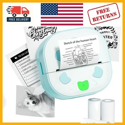 Elegant Portable Sticker Printer with Bluetooth - Ideal for On-the-Go Printing