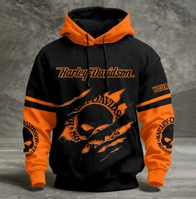 Personalized Harley Racing Davidson 3D Hoodie , Unisex Adults S-5XL