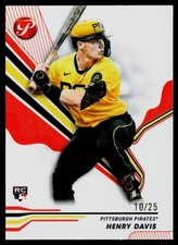 2024 Topps Pristine #196 Henry Davis Orange Refractors #/25