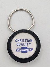 Vintage Chevy Chevrolet Memorabilia Dealership Auto Christian Indiana Keychain