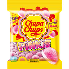 8003440998373 Żelki Chupa Chups Pinkis o smaku truskawkowym 90g Perfetti Van Mel
