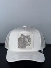 Goorin Bros YOUTH Trucker HAT Panther White (top) Blue (bottom) Hat NEW