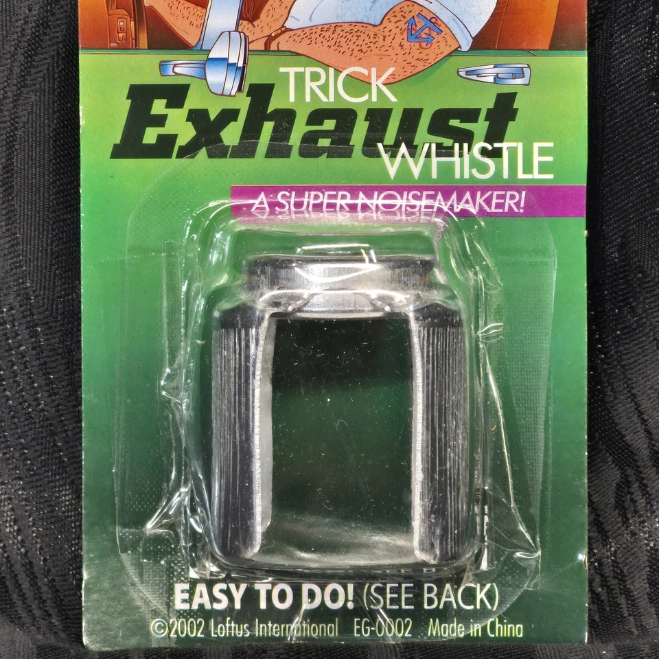 Divertido silbato de escape de coche tubo de cola broma automático práctico silenciador mordaza de ruido  Foto 3 de 4