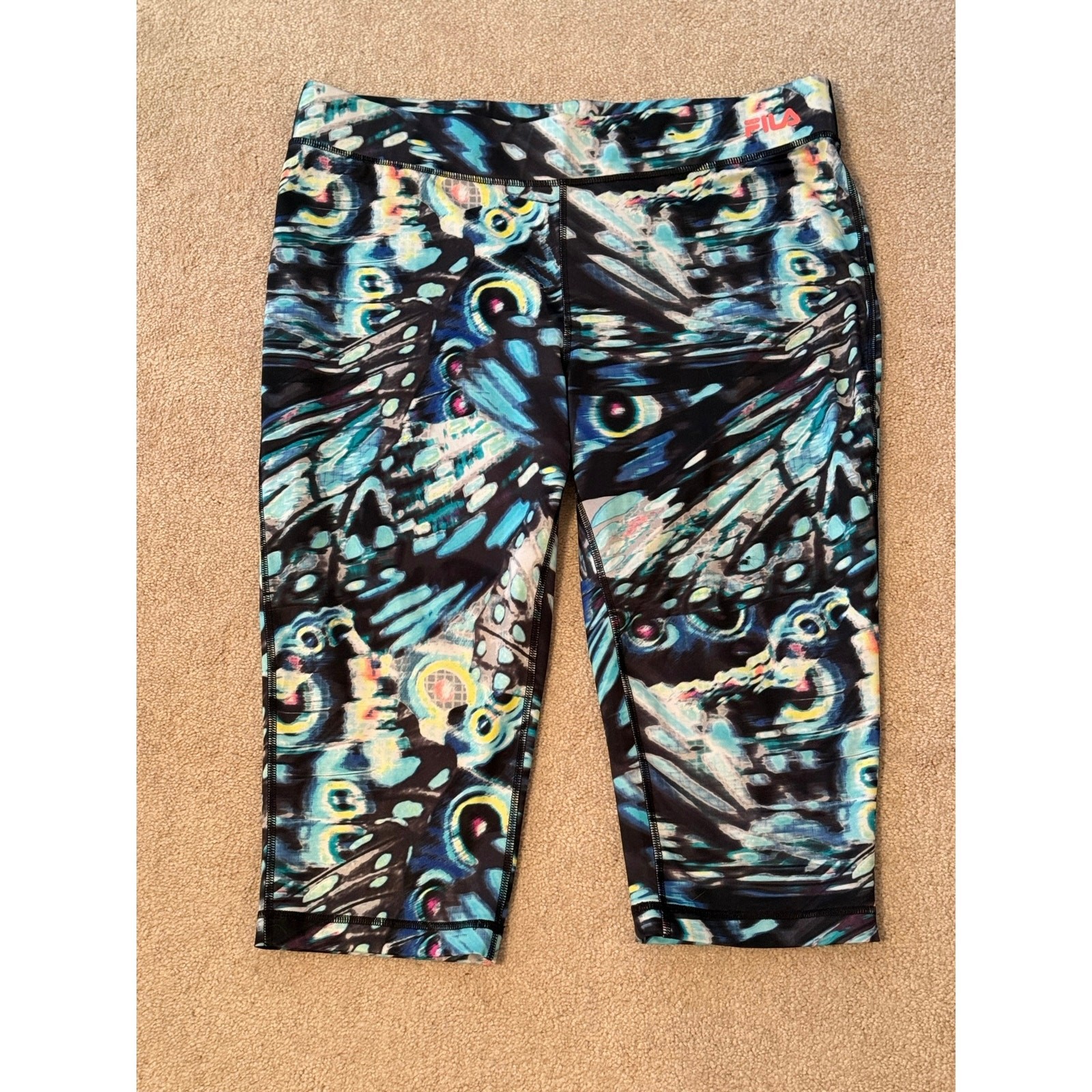 Leggings al ginocchio da corsa Fila Performance XL