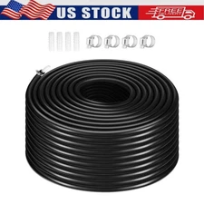 3/8 Inch Self Sinking Aeration Hose, 100 Feet Weighted Pond Aerator Hose Kit