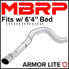 Mbrp Armor Lite Dpf-back Exhaust Fit 13-18 Ram 2500 3500 Crew Cab 6.7l 64 Bed Mbrp Armor Lite Dpf-back Exhaust Fit 13-18 Ram 2500 3500 Crew Cab 6.7l 64 Bed