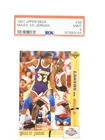 Magic Johnson Michael Jordan 1991 Upper Deck #34 PSA 9 Basketball Card