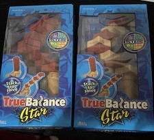 SET Of 2 - Handheld Wooden Coordination Toy TRUE BALANCE STAR STEM - Fidget Game