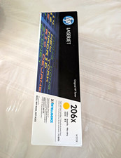 HP 206X High Yield Yellow Laser Toner Cartridge W2112X for M255 M282 M283