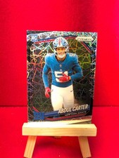 2025 Panini Prizm Lazer Prizm RC #394 Abdul Carter of the Giants