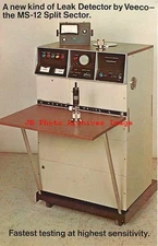 Advertising Postcard, Veeco Instruments, Leak Detector Promo, Plainview NY