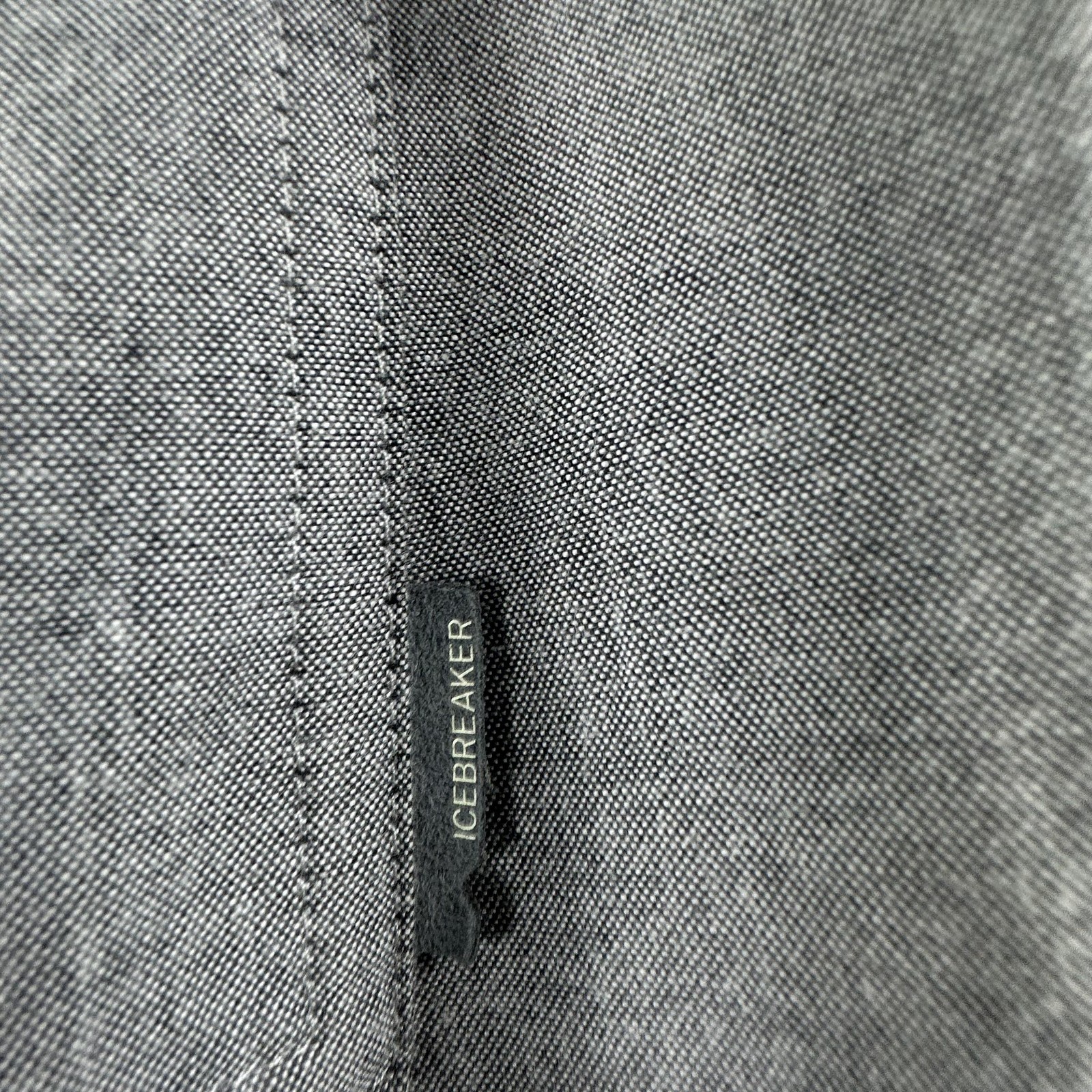 Icebreaker Merino Pants Womens 12 Gray Drawstring Hem Hiking Travel Lightweight