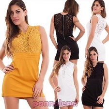Women's Mini Dress Bodycon Lace V-Neck Sexy Party New CJ-1931