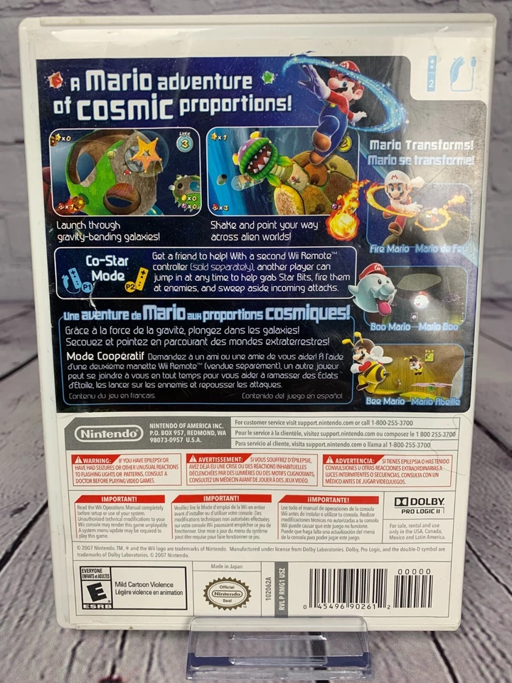 Super Mario Galaxy [Nintendo Selects](Nintendo Wii, 2011) Disc Only Mint Disc - Image 2 of 4