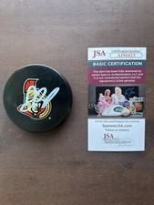 Jacob Bernard Docker Signed Autographed Autograph Ottawa Senators Puck JSA COA