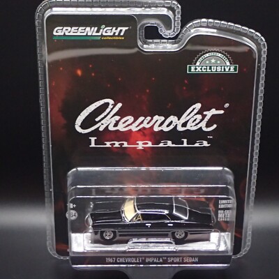 2024 GREENLIGHT 1967 CHEVROLET IMPALA SPORT SEDAN ''SUPERNATURAL'' HOBBY EXCLUSIVE