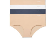 Calvin Klein Women's Invisible Hipster 4-Pack QD3557 Underwear Size XL  6496