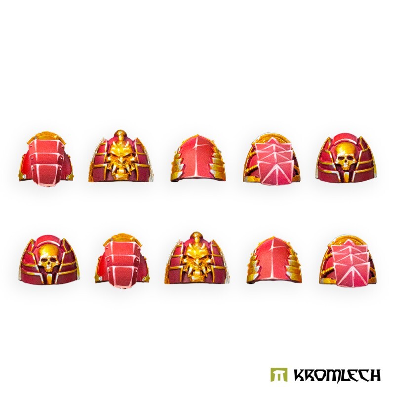 Kromlech Cyber Samurai Shoulder Pads (10) Brand New KRCB358