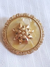 Beatiful Brass 1.5" Scarf Clip