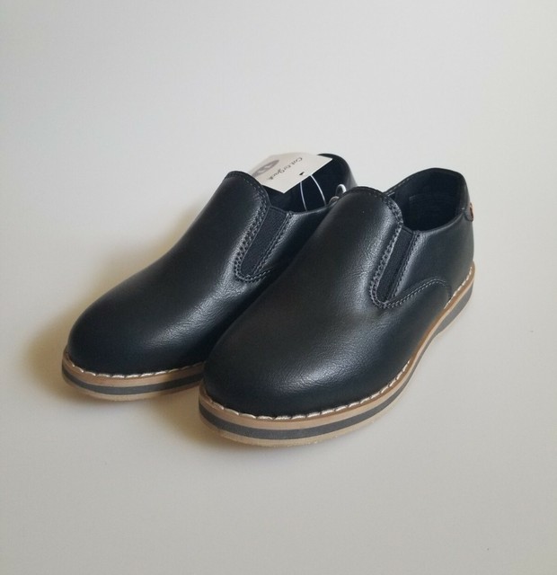 Toddler Boys Cat & Jack Neal Loafers Black Shoes Size 11 for sale
